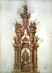 Study for the altar of St Isidore in the Church of San Andres, Madrid